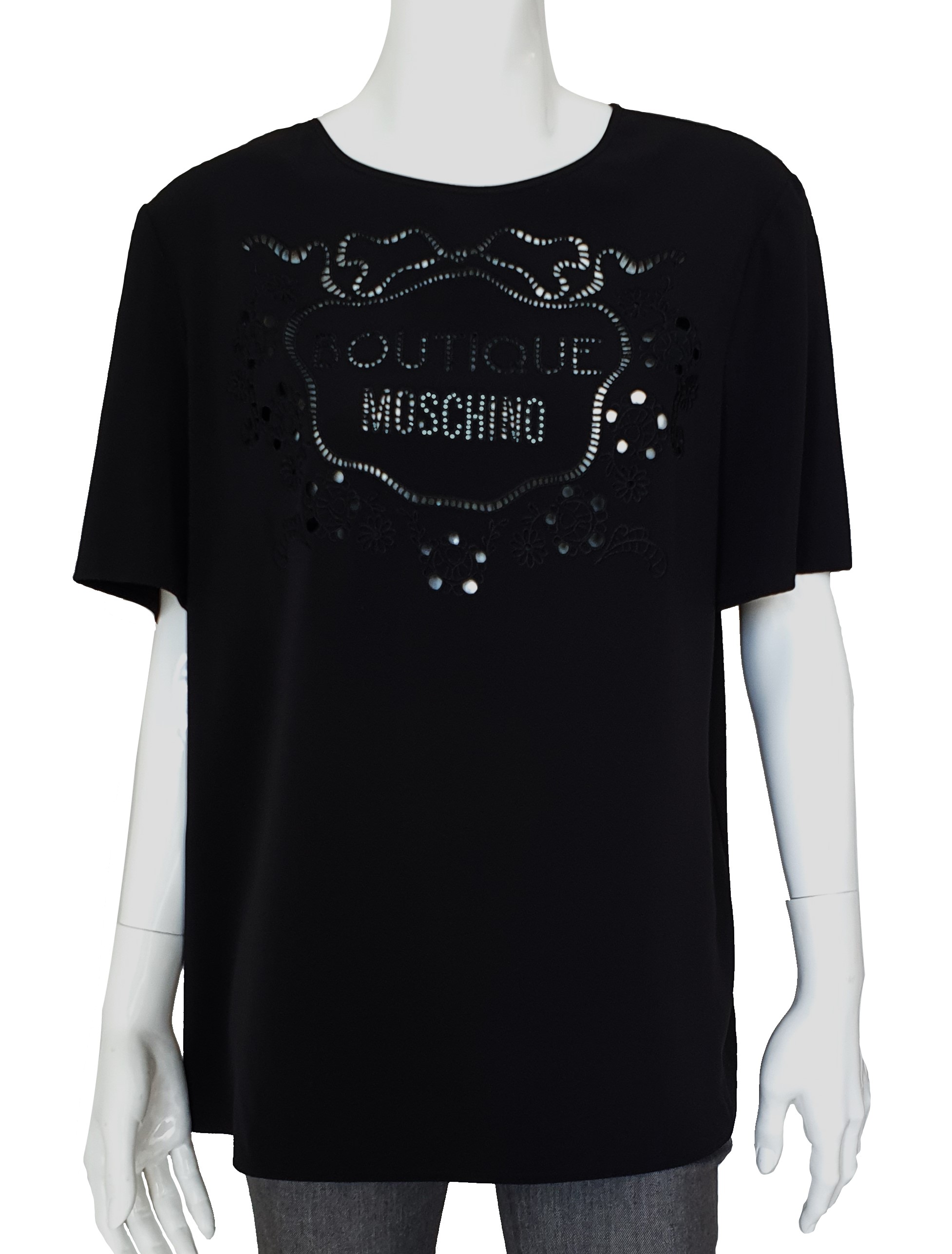 czarna bluzka Moschino Boutique - Moschnino zdjęcie 1