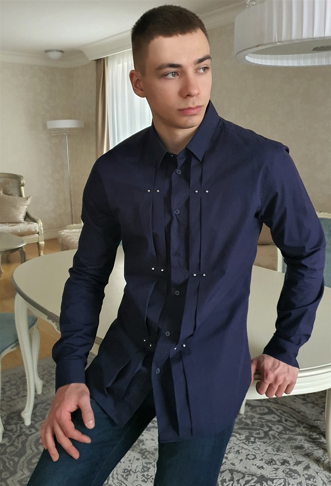 koszula męska Versace Jeans - Versace Jeans zdjęcie 1