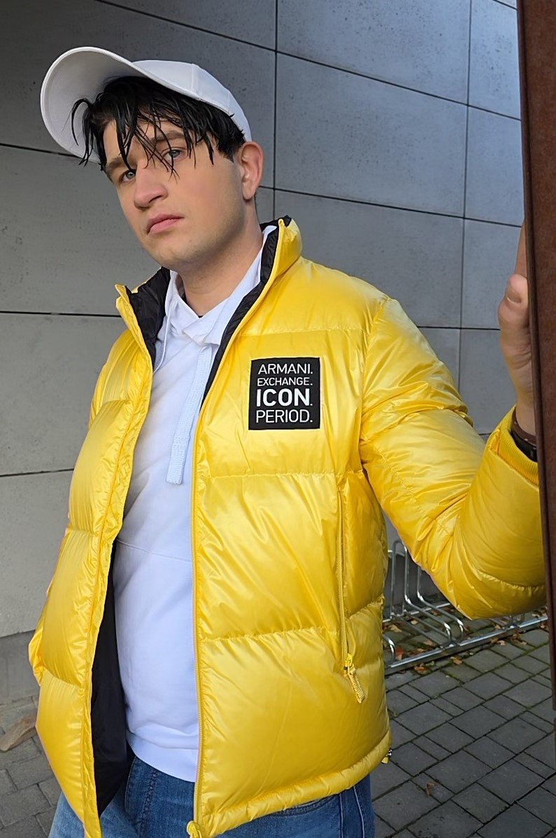 żółta kurtka Armani Exchange  zdjęcie 1