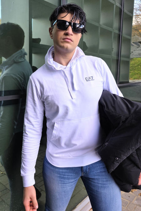 biała bluza Emporio Armani EA7
