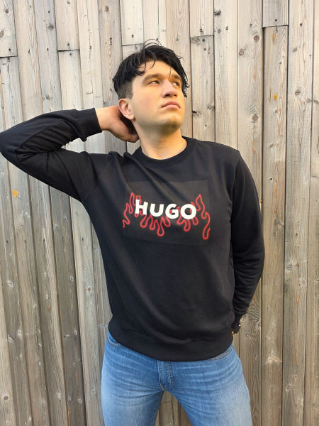 czarna bluza Hugo  zdjęcie 3