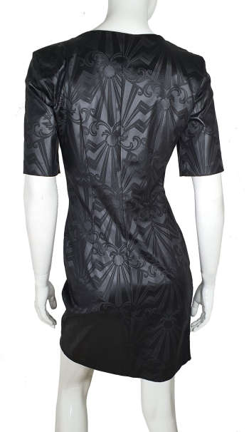 czarna sukienka Versace Jeans