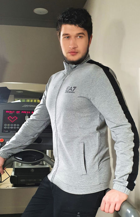 szara bluza Emporio Armani EA7