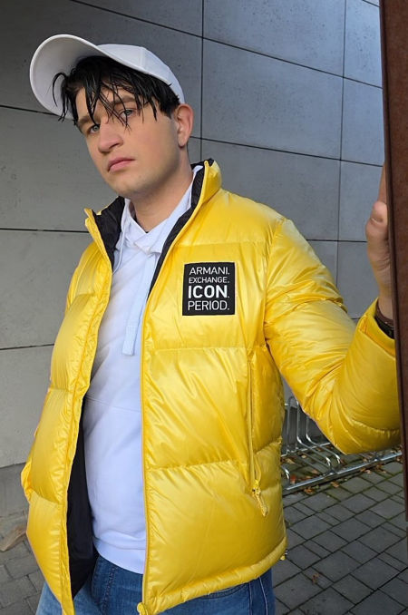 żółta kurtka Armani Exchange  zdjęcie 1