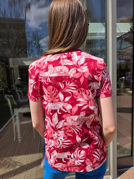 t-shirt bordowy Max Mara Fashion Group 